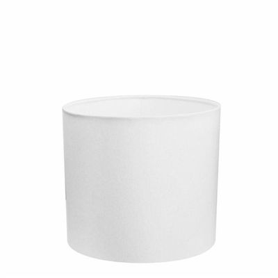 Cúpula Abajur Cilíndrica Cp-7008 ø20x25cm Branco