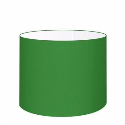Cúpula Abajur Cilíndrica Cp-7017 ø40x21cm Verde Folha