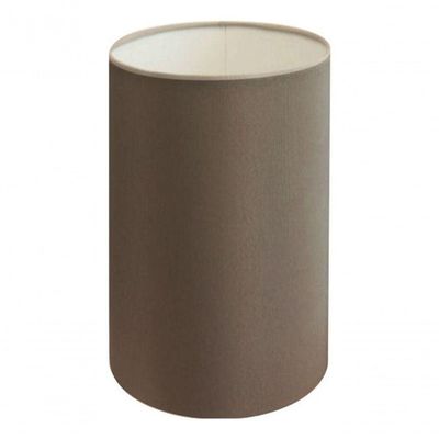 Cúpula Abajur E Luminária Cilíndrica Vivare Cp-7002 ø13x30cm - Bocal Nacional Cáqui