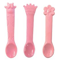 Colher Diversão Rosa 2573 Pais&Filhos Sortida