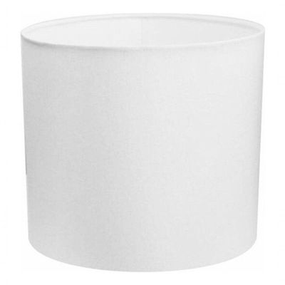 Cúpula Abajur E Luminária Cilíndrica Vivare Cp-7011 ø30x21cm - Bocal Nacional Branco
