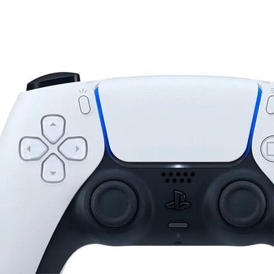 Controle Sony Dualsense Sem Fio Playstation 5 - So000121ps5 Preto-branco