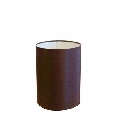 Cúpula Abajur E Luminária Cilíndrica Vivare Cp-7006 ø18x25cm - Bocal Nacional Café