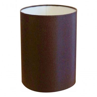Cúpula Abajur E Luminária Cilíndrica Vivare Cp-7006 ø18x25cm - Bocal Nacional Café
