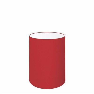 Cúpula Abajur E Luminária Cilíndrica Vivare Cp-7003 ø15x20cm - Bocal Nacional Bordo