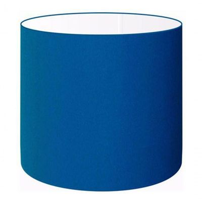 Cúpula Abajur E Luminária Cilíndrica Vivare Cp-7005 ø18x18cm - Bocal Nacional Azul-marinho