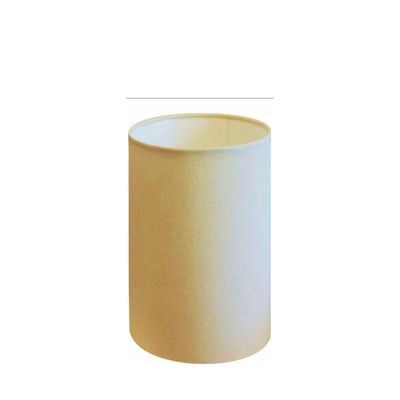 Cúpula Abajur E Luminária Cilíndrica Vivare Cp-7002 ø13x30cm - Bocal Nacional Amarelo