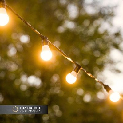 Kit 6 Lâmpadas Led Bulbo Tkl 9w Taschibra E27 Bivolt 3000k Quente
