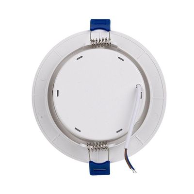 Kit 10 Spot De Led Embutir Slim Mr16 Redondo 6w Bivolt 3000k Quente