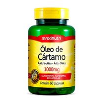 Óleo De Cartamo 1000mg Maxinutri Com 60 Capsulas