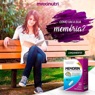 Kit 02 Memorin Fosforo E Vitaminas Maxinutri 60 Capsulas