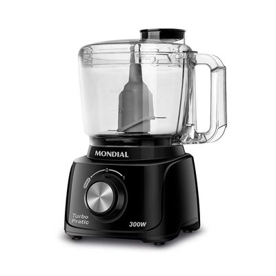 Mini Processador Mondial Turbo Pratic MP-16-B Preto - 127V UNICA