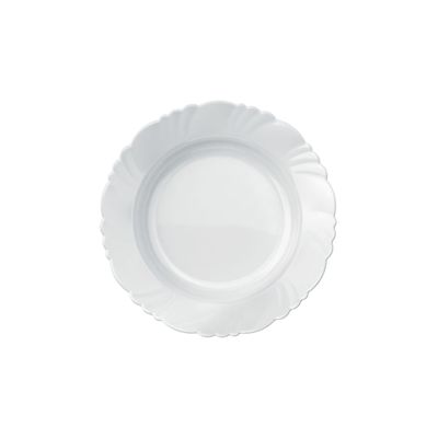 Prato Fundo Nadir Duralex Pétala Branco 23cm UNICA