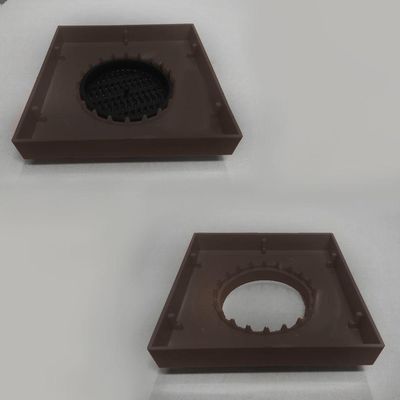 Ralo Oculto 15x15 Invisivel Para Piso Porcelanato Marrom