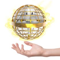 Bola Spinner Voadora Led Divertido Colorido - Amarelo