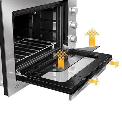 Forno Elétrico De Embutir Mueller Espelhado 50 Litros MFE50K 110V