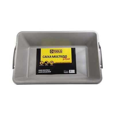 Caixa Multiuso Plus 22 Litros 60x39x14cm - Dtools