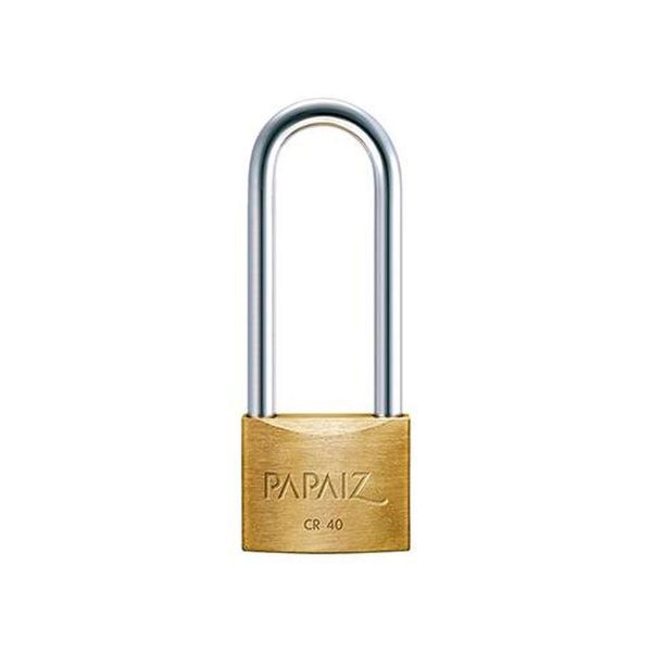 Cadeado Papaiz Haste Longa 45-70mm Em Aço Inox, Zamac, Latão E Aço Carbono