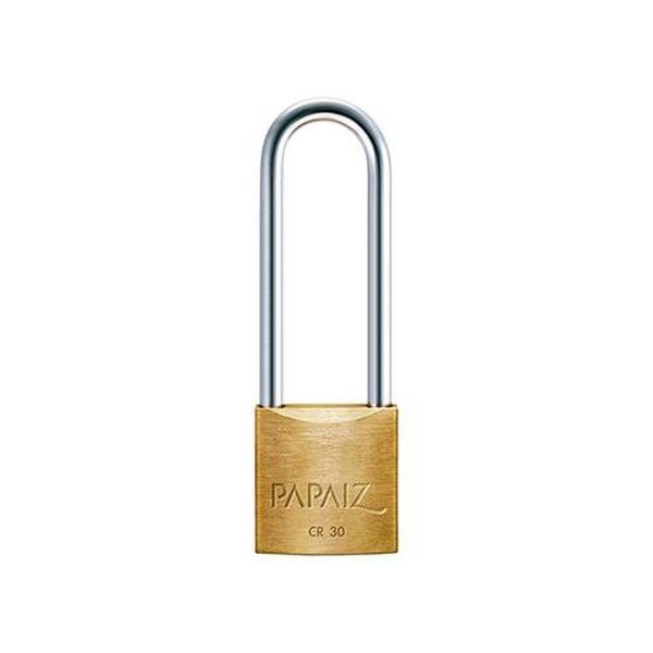 Cadeado Papaiz Haste Longa 30-70mm Em Aço Inox, Zamac, Latão E Aço Carbono