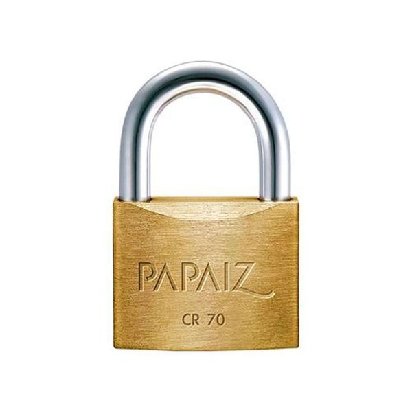Cadeado Papaiz 70mm Em Aço Inox, Zamac, Latão E Aço Carbono