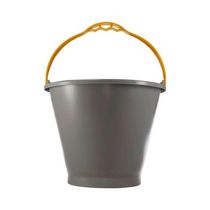 Balde Plástico Extra Reforçado 10 Litros Cinza - Dtools