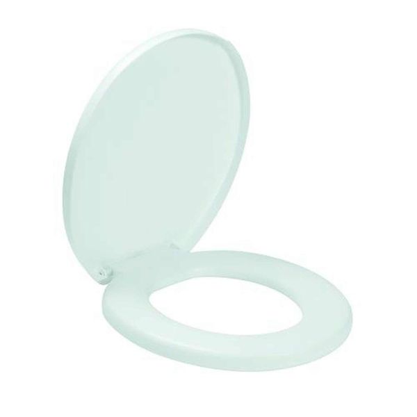 Assento Almofadado Oval Branco Para Bacia Oval - Amanco