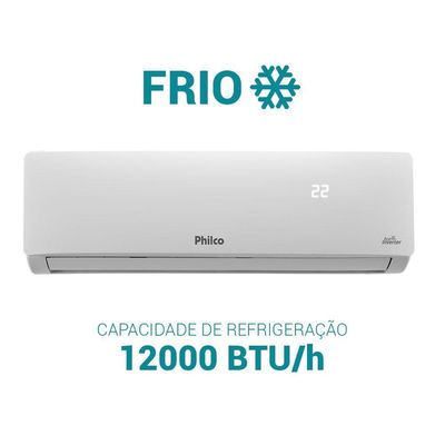 Ar condicionado Split Philco Hi Wall Inverter 12.000 BTUs/h Frio PAC12FC 220V