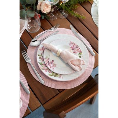 Aparelho De Jantar Tramontina Poème Em Porcelana Decorada 20 Peças Tramontina