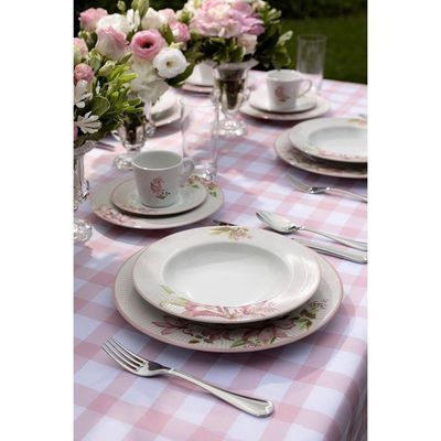 Aparelho De Jantar Tramontina Poème Em Porcelana Decorada 20 Peças Tramontina