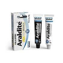 Araldite Epóxi Branco 20g Adesivo Bicomponente Para Fixar Reparar Ideal Para Diversos Materiais