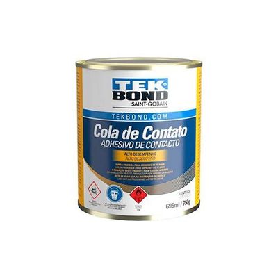 Adesivo De Contato 750g Tekbond Para Madeira, Couro E Mais