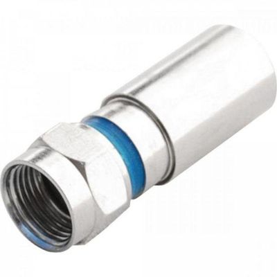Conector F Compressao Cnf-60012a Rg6 Proeletronic - Pct - 50