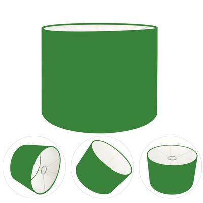 Cúpula Abajur Cilíndrica Cp-7011 ø30x21cm Verde Folha