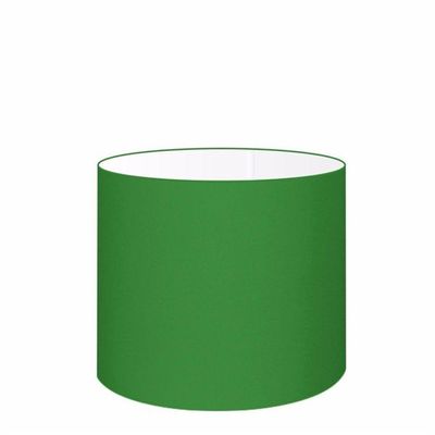 Cúpula Abajur Cilíndrica Cp-7008 ø20x25cm Verde Folha