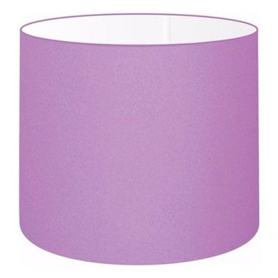 Cúpula Abajur Cilíndrica Cp-7008 ø20x25cm Lillás