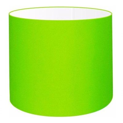 Cúpula Abajur Cilíndrica Cp-7007 ø20x22cm Verde Limão