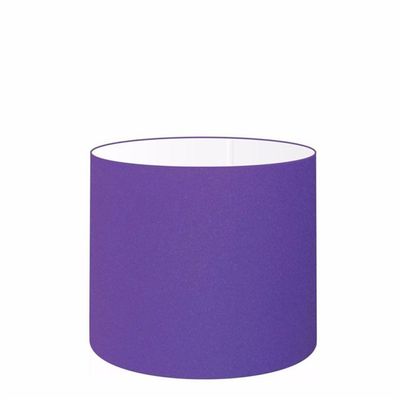 Cúpula Abajur Cilíndrica Cp-7007 ø20x22cm Roxo
