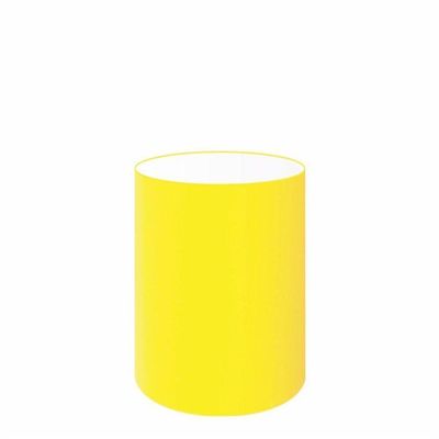 Cúpula Abajur Cilíndrica Cp-7006 ø18x25cm Amarelo