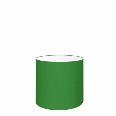 Cúpula Abajur Cilíndrica Cp-7005 ø18x18cm Verde Folha