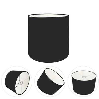 Cúpula Abajur Cilíndrica Cp-7005 ø18x18cm Preto