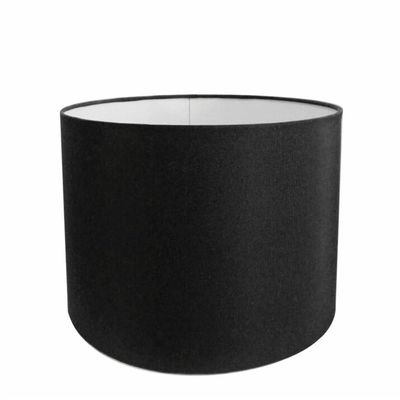 Cúpula Abajur Cilíndrica Cp-7017 ø40x21cm Preto