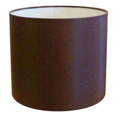 Cúpula Abajur E Luminária Cilíndrica Vivare Cp-7008 ø20x25cm - Bocal Nacional Café
