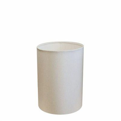 Cúpula Abajur E Luminária Cilíndrica Vivare Cp-7004 ø15x25cm - Bocal Nacional Branco
