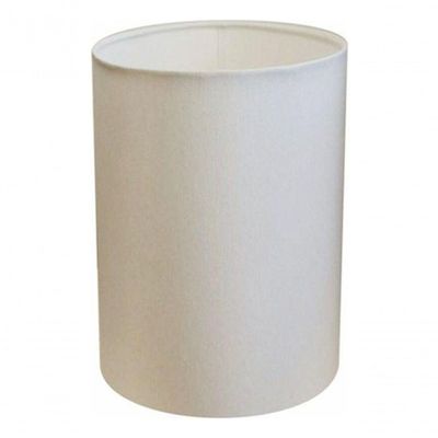 Cúpula Abajur E Luminária Cilíndrica Vivare Cp-7004 ø15x25cm - Bocal Nacional Branco