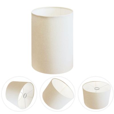 Cúpula Abajur E Luminária Cilíndrica Vivare Cp-7004 ø15x25cm - Bocal Nacional Branco