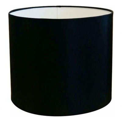 Cúpula Abajur E Luminária Cilíndrica Vivare Cp-7015 ø35x25cm - Bocal Nacional Preto