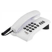 Telefone Com Fio Intelbras Pleno Sem Chave Cinza Artico