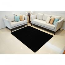 Capacho Life Confort Shaggy 50mm Black 050x090 Cm