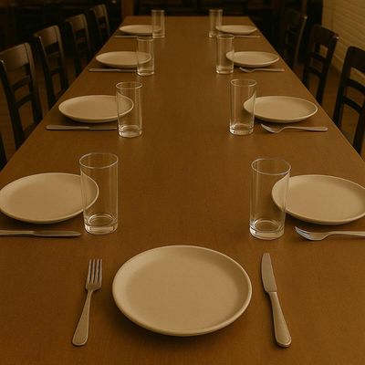 24 Pratos Rasos Melamina Bege 27cm Servir Mesa Posta Restaurante Buffet Wolff Class