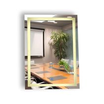 Espelho Jateado Com 3 Tons De LED e Touch Screen Fonte Slim 70x50